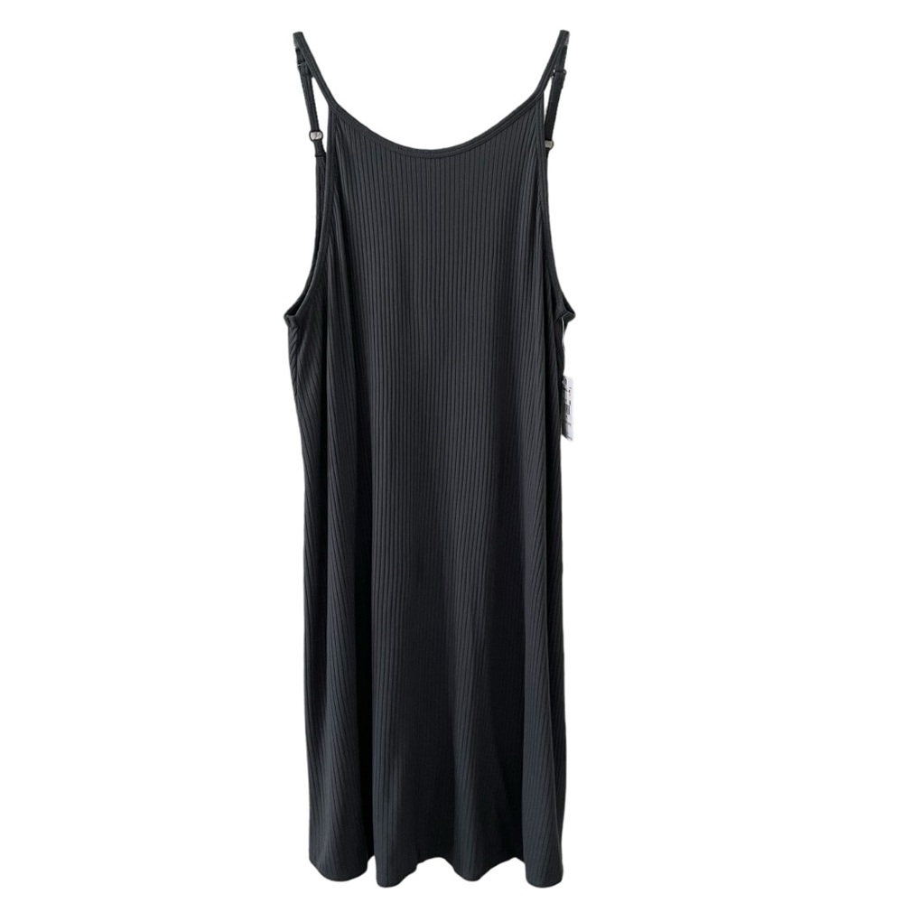 O'Neill Morette Solid Tank Mini Dress Flowy Low Back Ribbed NWT